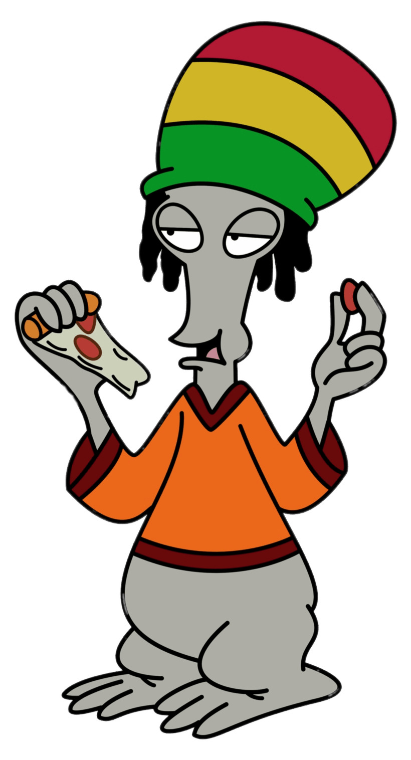 American Dad! Character Roger the Alien Jamaican Outfit png icons