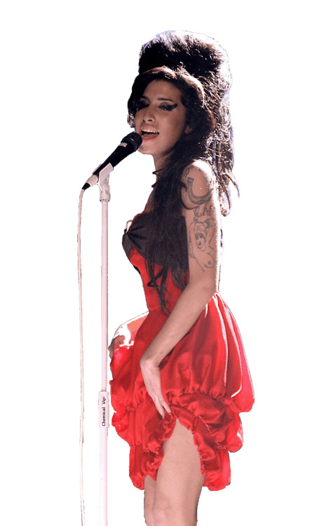 Amy Winehouse Singing PNG icons