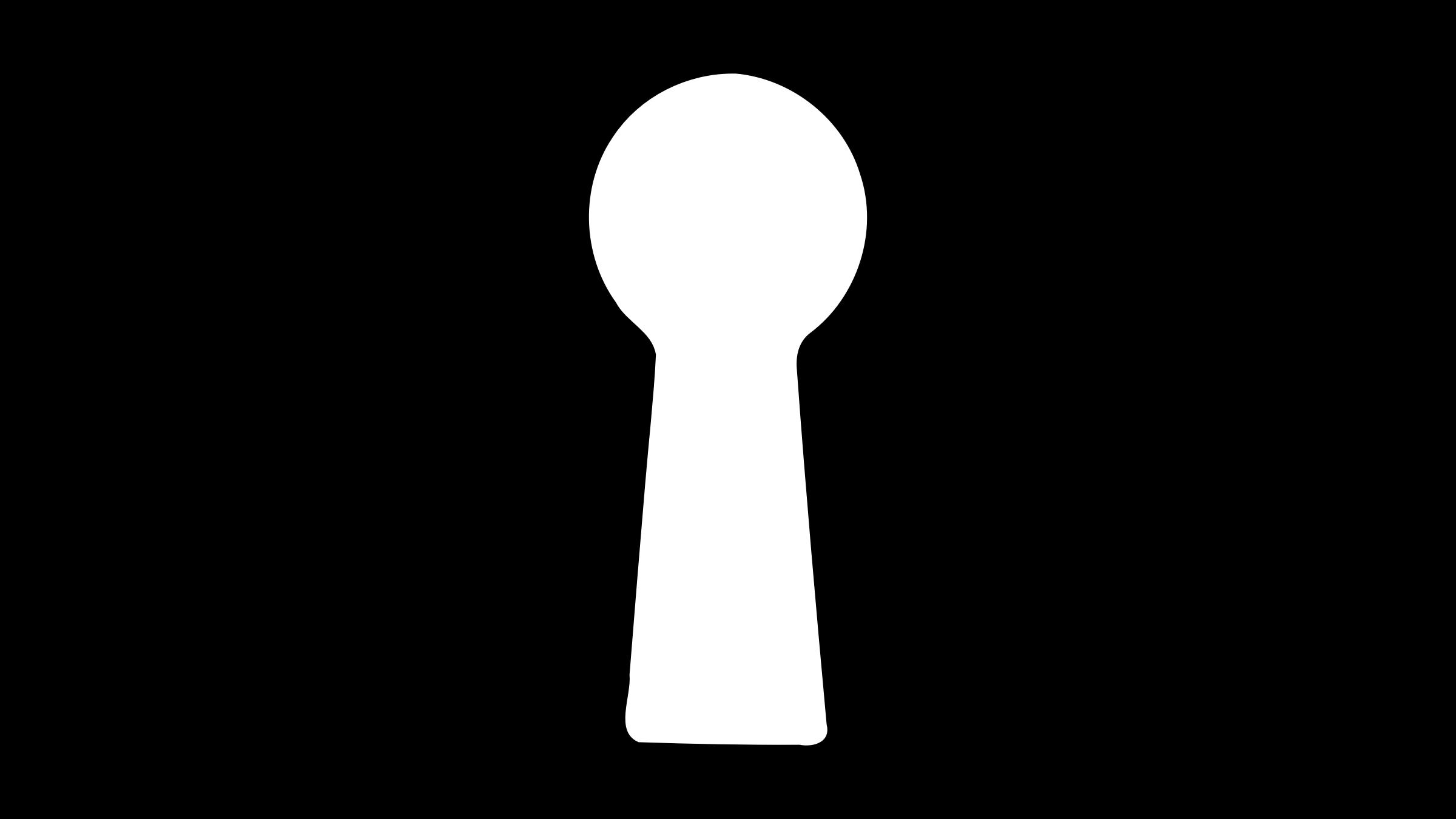 An HD Keyhole Mask, transparent png icons