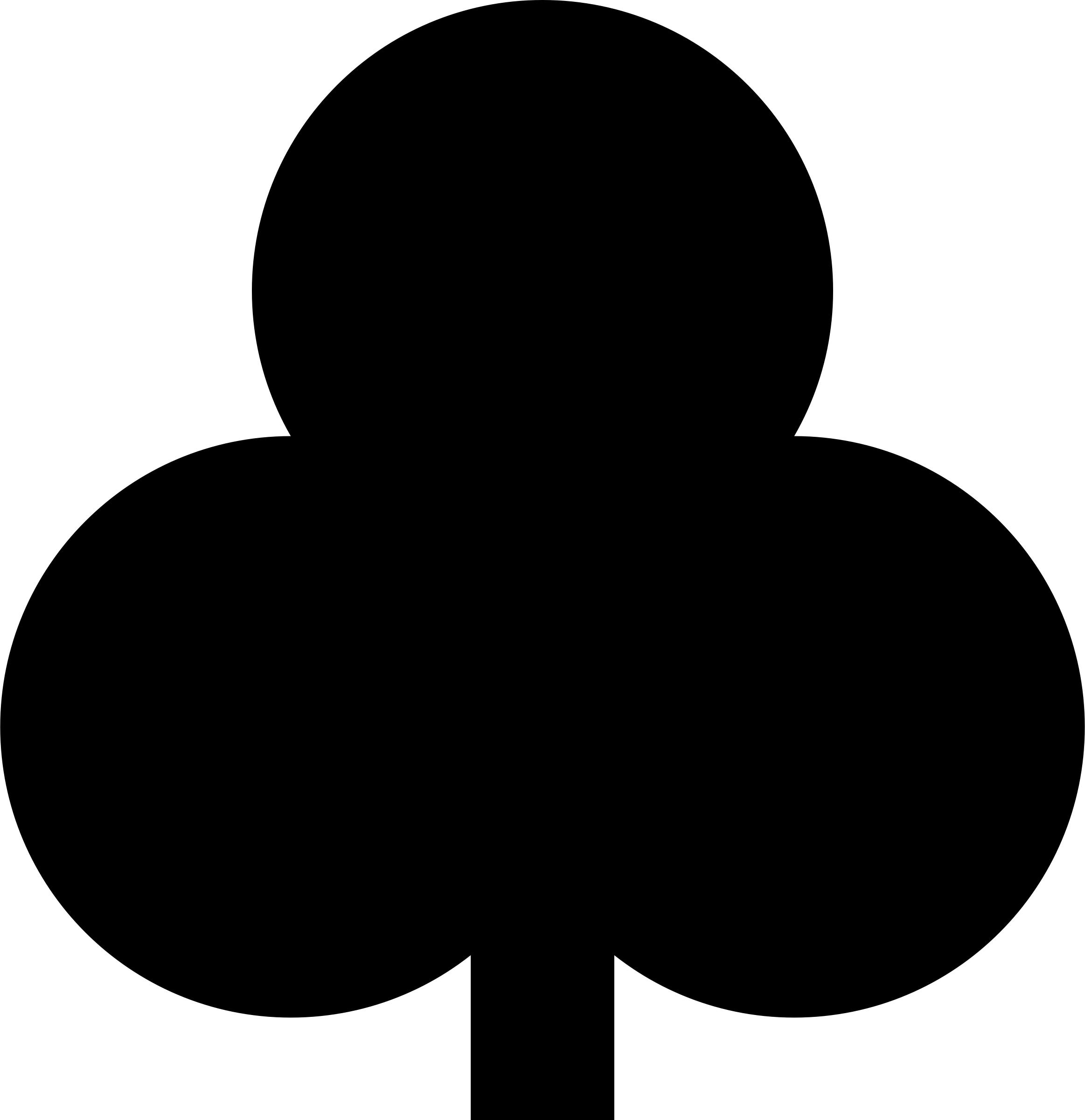Ancient Clubs Playing Card Symbol png