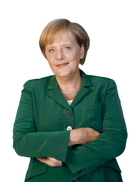 Angela Merkel Portrait PNG icons