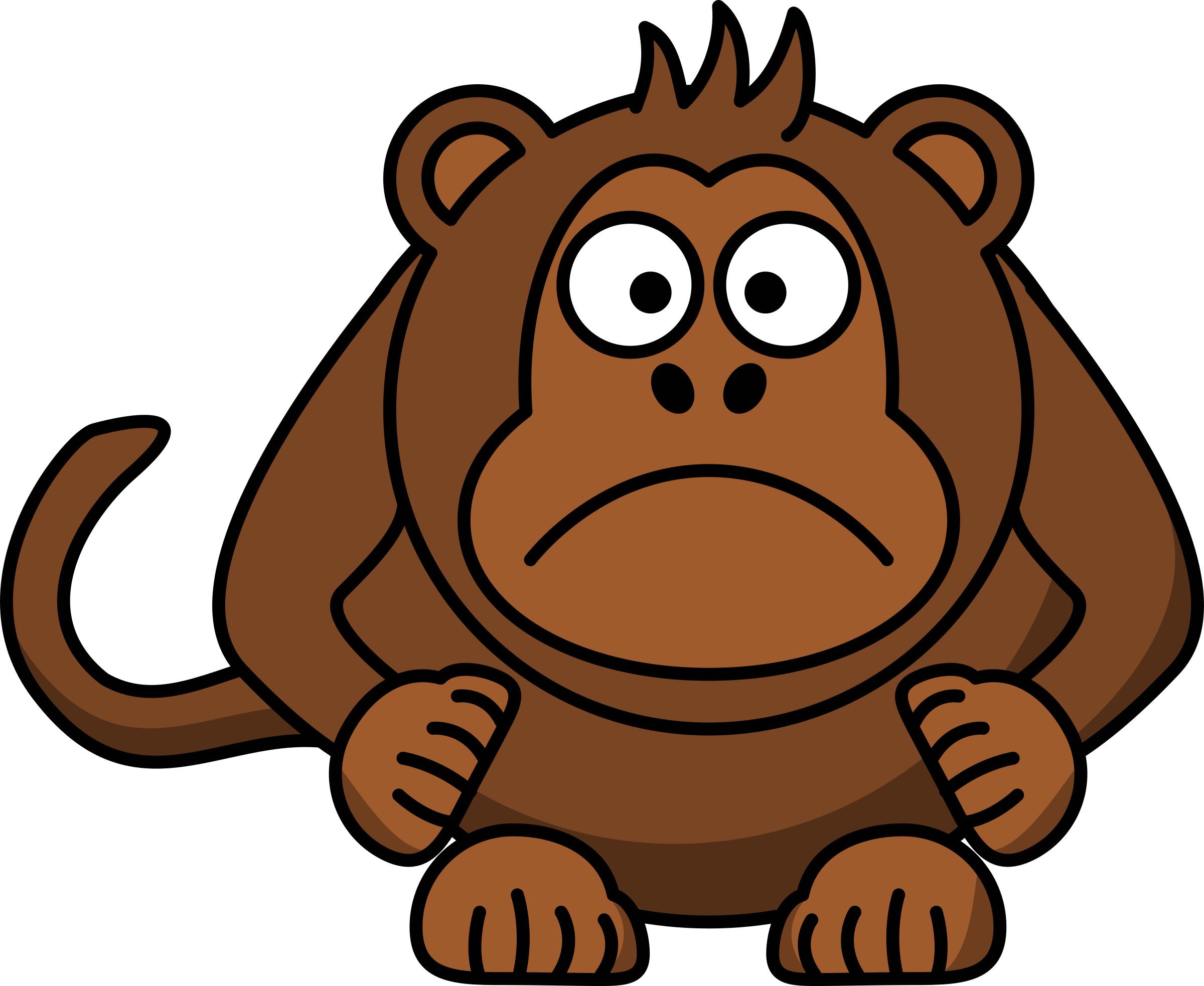 Angry Cartoon monkey png