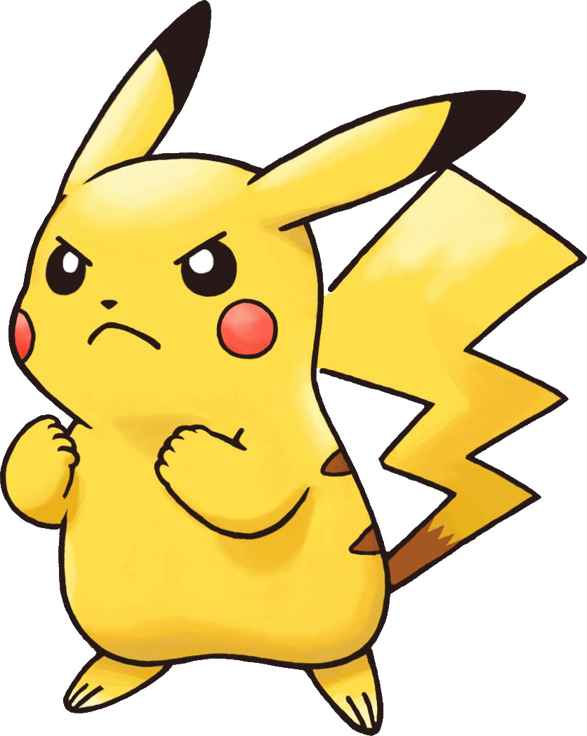 Angry Pikachu Pokemon png icons
