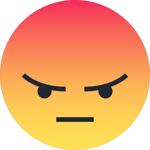 Angry Reaction Emoji icons