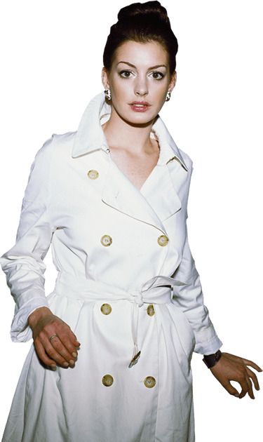 Anne Hathaway White Coat icons