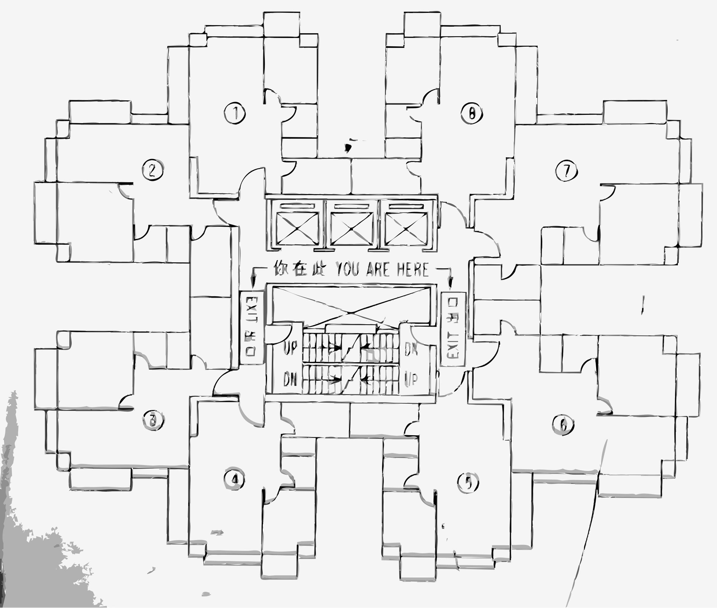 Architectural Floor Plan png