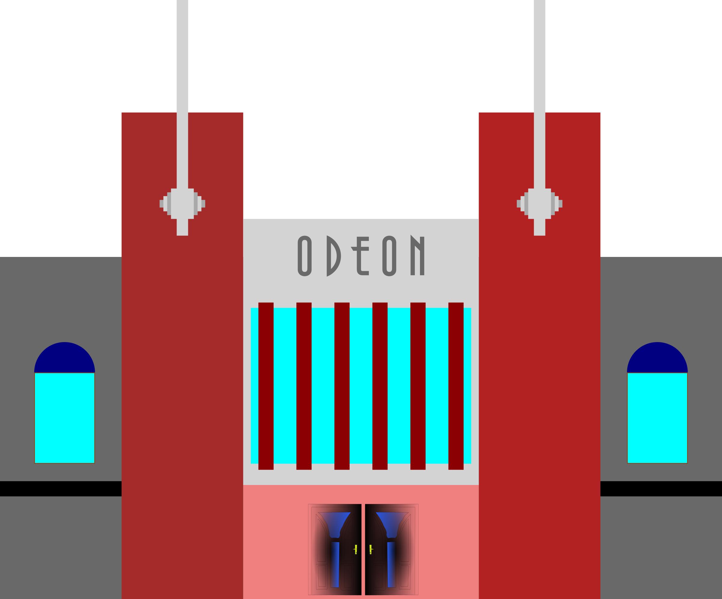 Art Deco Odeon Cinema icons