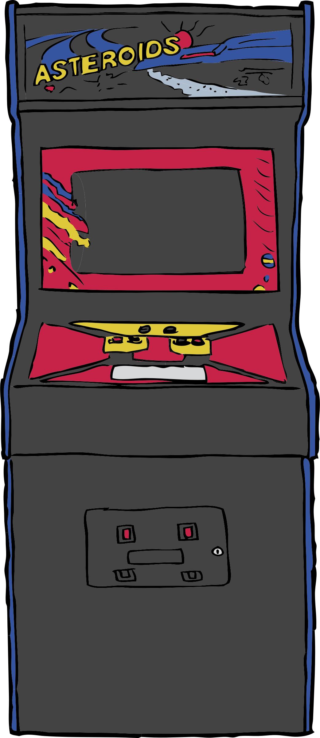 Asteroids Arcade Game png