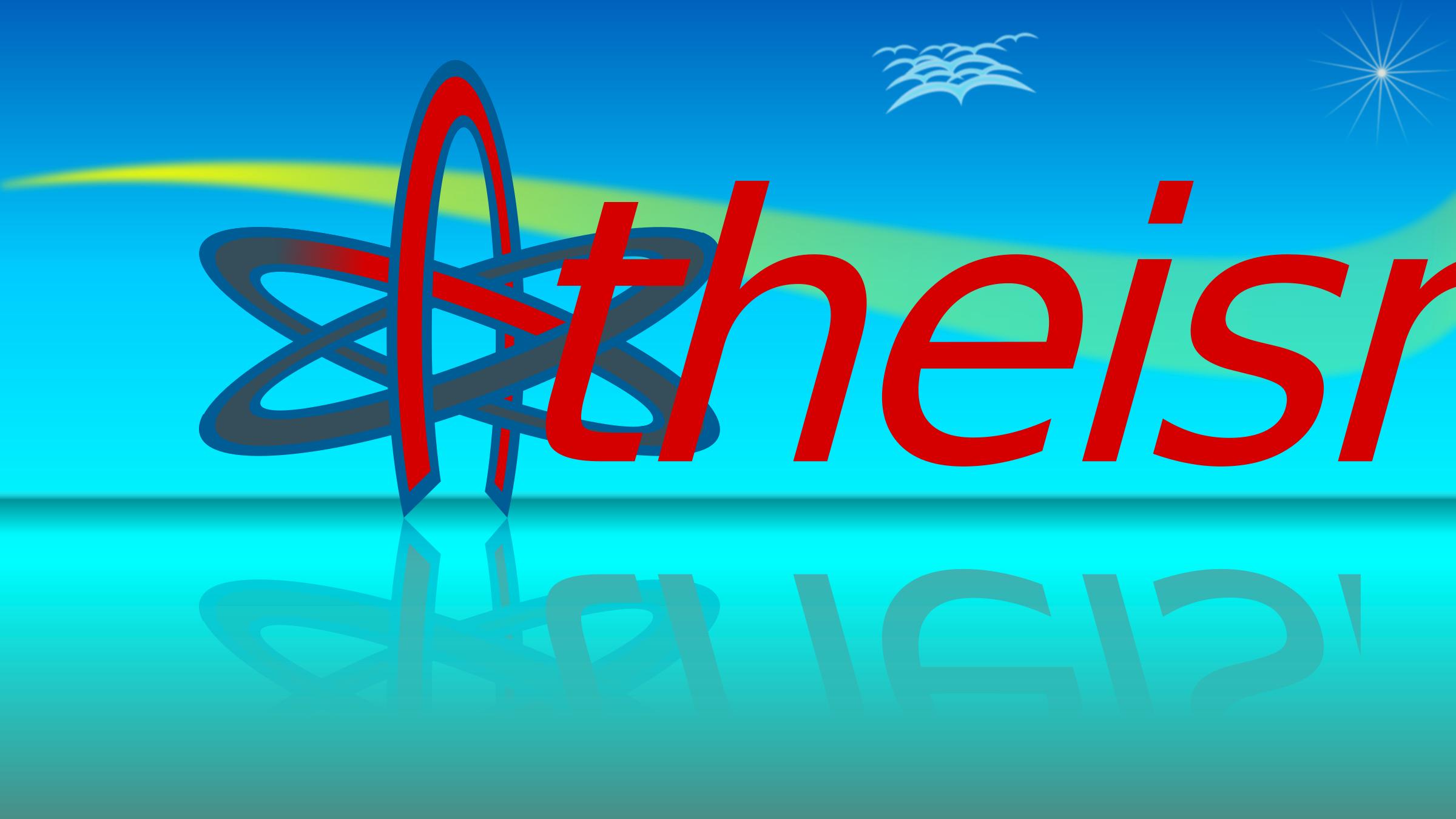 Atom Of Atheism Wallpaper 9by16 png