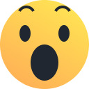 Awe Reaction Emoji icons