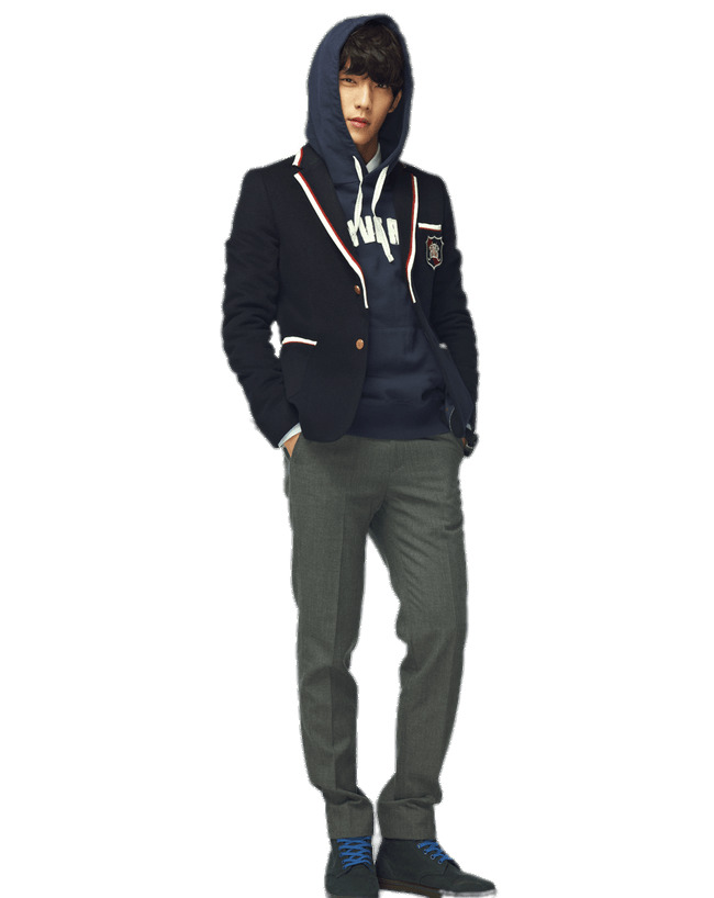 B1A4 Gongchan Posing For SMART School Uniform icons