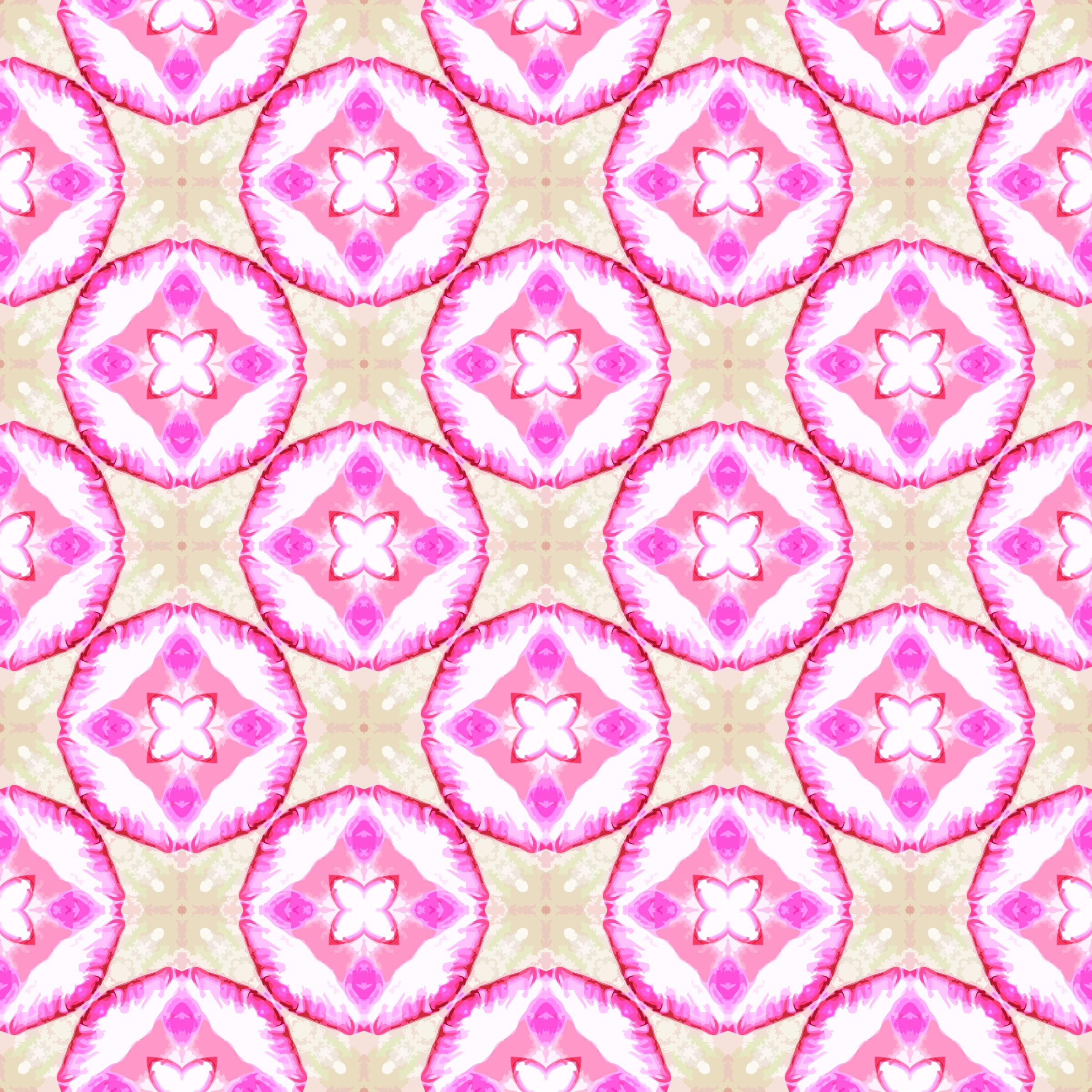 Pink pattern icons