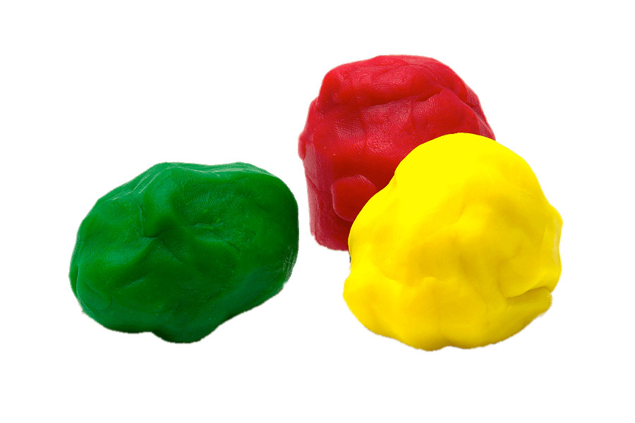 Balls Of Coloured Plasticine png