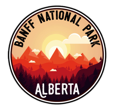 BANFF National Park Alberta Sticker png icons