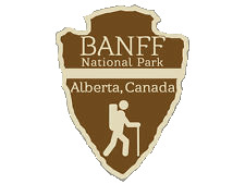 BANFF National Park Trail Logo icons