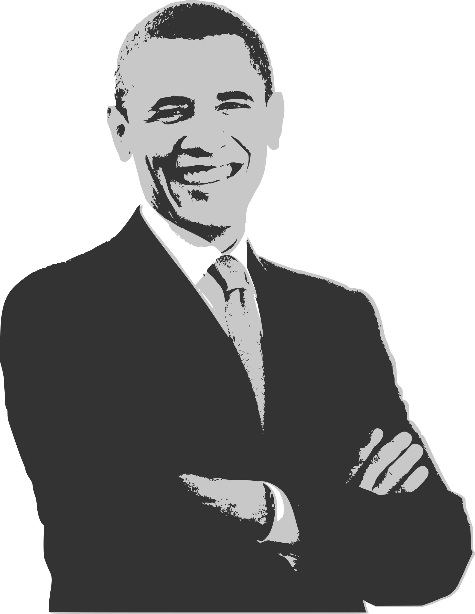 Barack Obama Print Warhol Stylee png