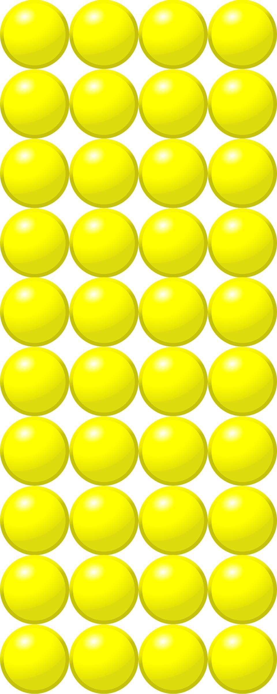 Beads quantitative picture for multiplication 10x4 png