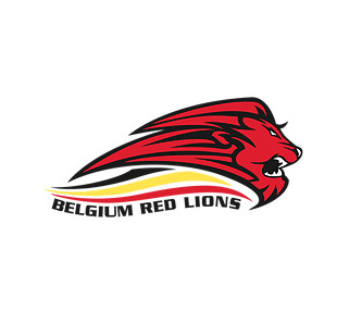 Belgium Red Lions Logo icons