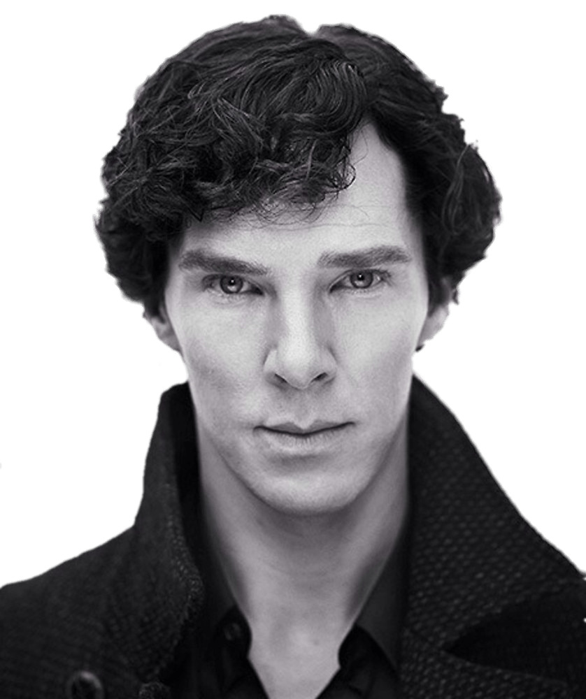 Benedict Cumberbatch Black and White png icons