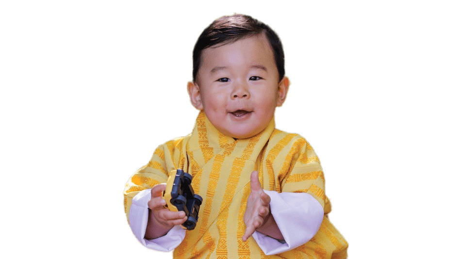Bhutan Baby Prince With Toy Car png icons