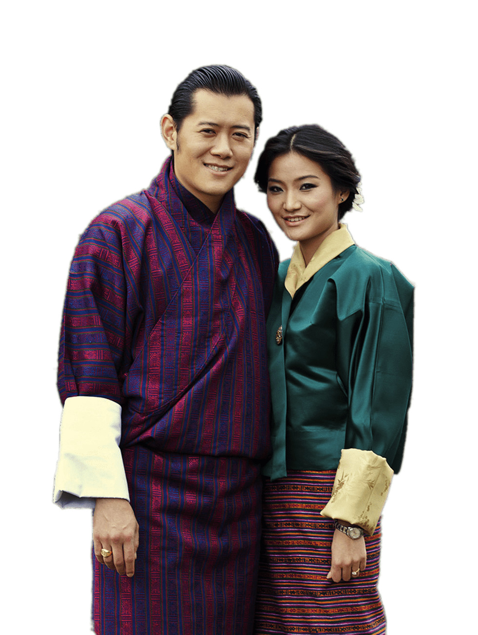 Bhutan King and Queen icons