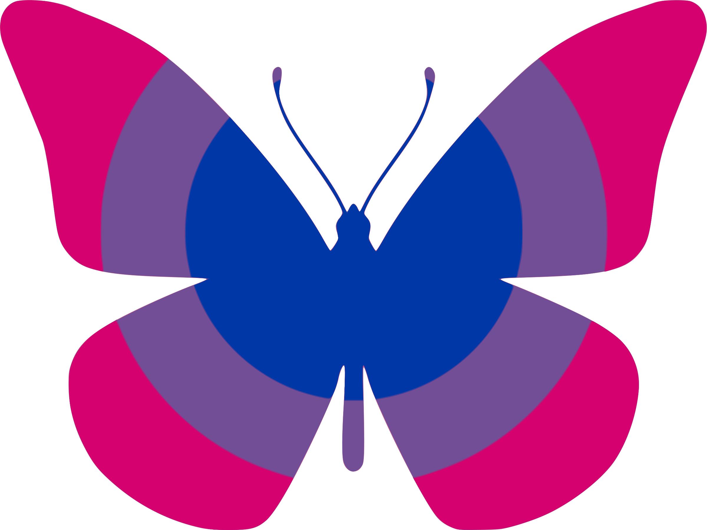 Bi Flag Butterfly icons