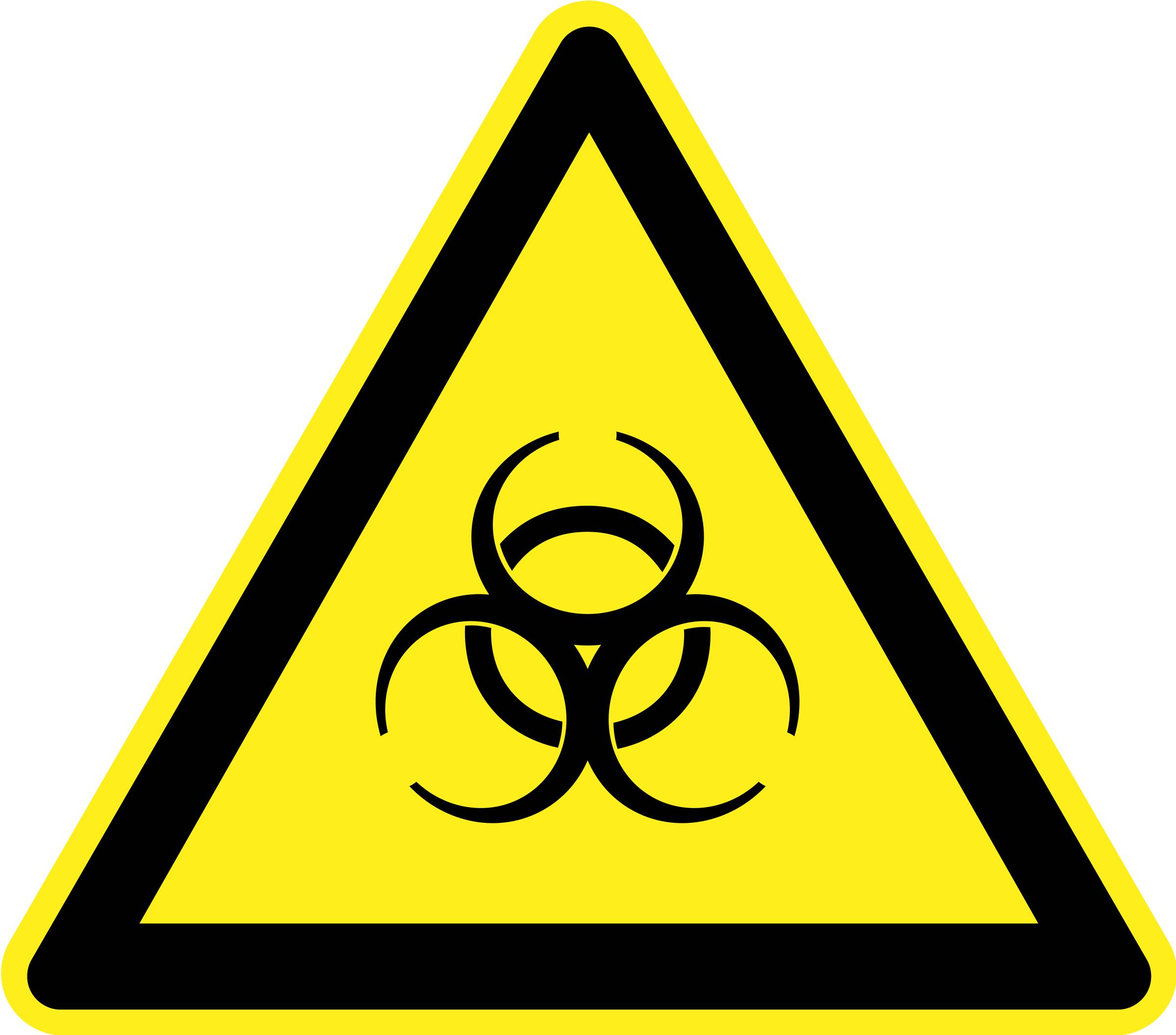 Biological Hazard Warning Sign png