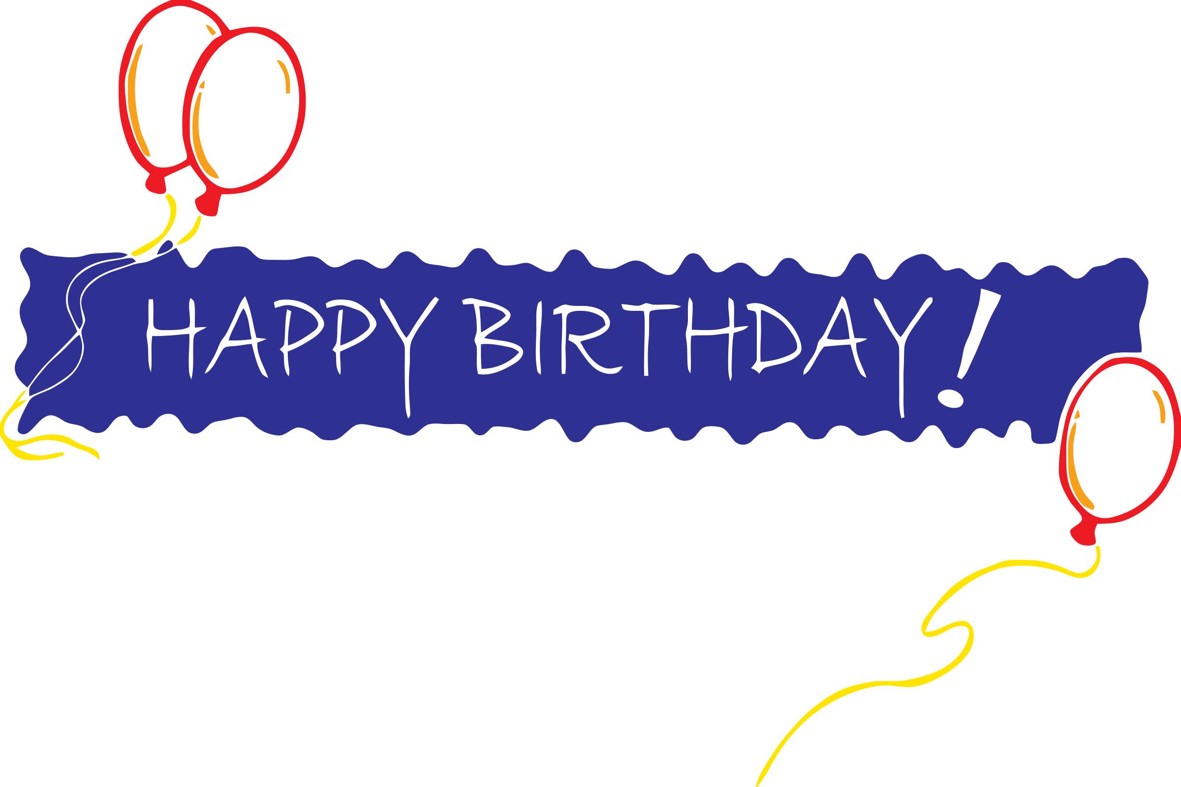 Birthday Banner 5 PNG icons
