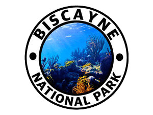 Biscayne National Park Round Sticker icons
