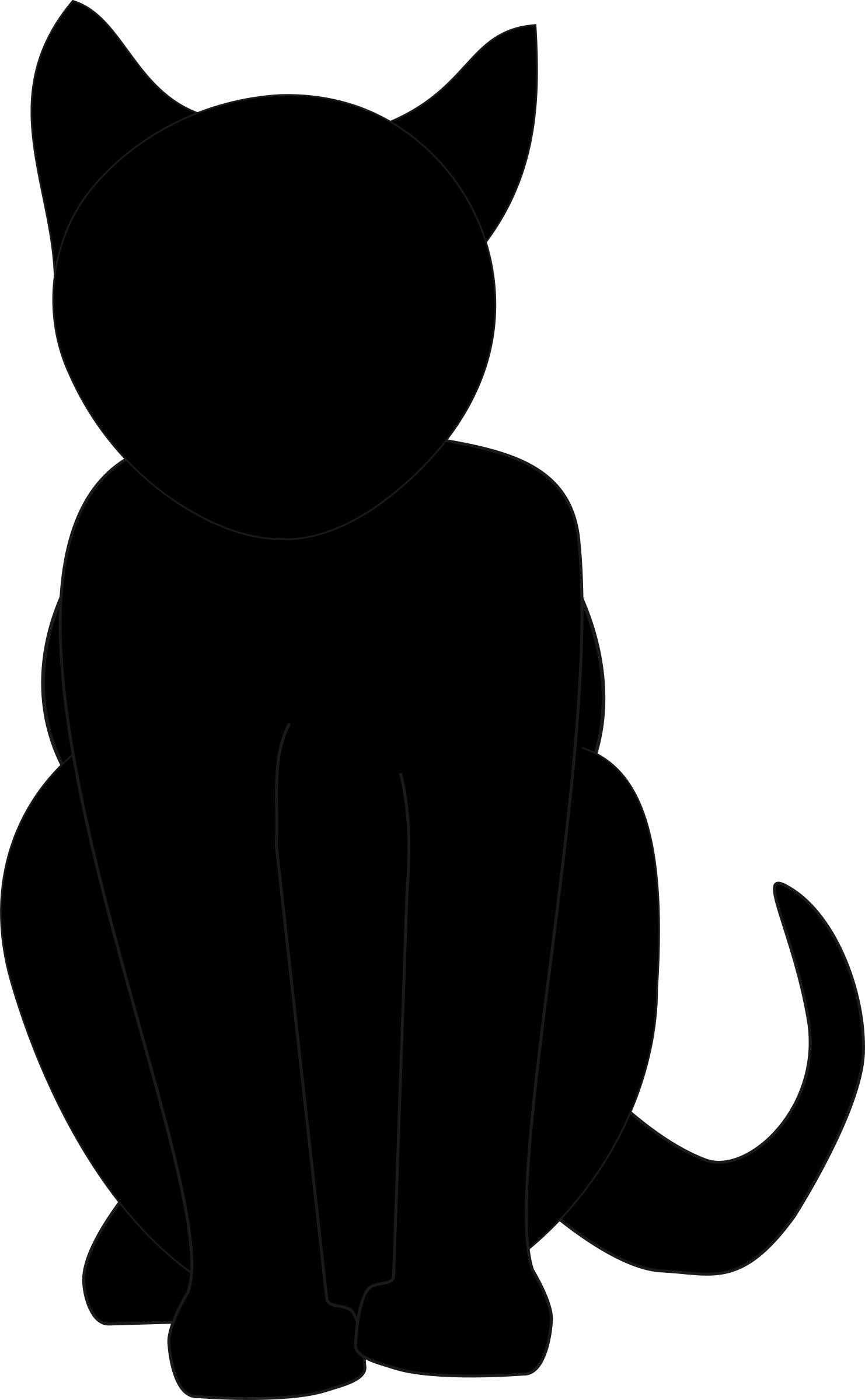 black cat PNG icons