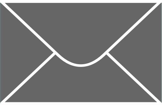 Black closed envelope PNG icons