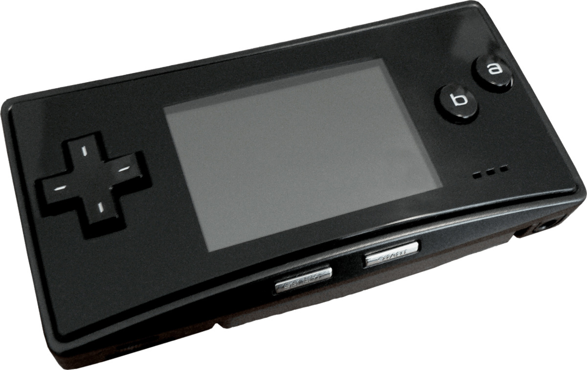 Black Game Boy Micro png