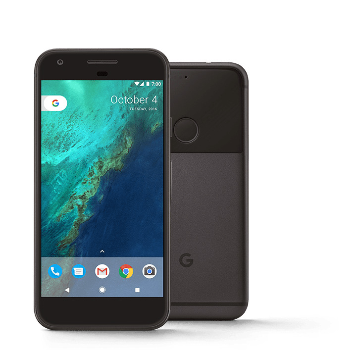 Black Google Pixel Phone icons