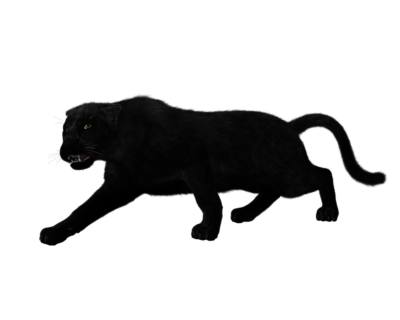 Black Panther Full Body PNG icons