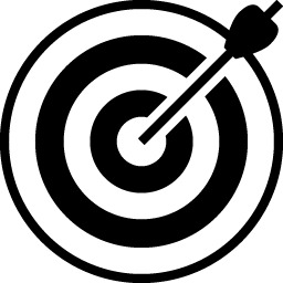 Black Target icons