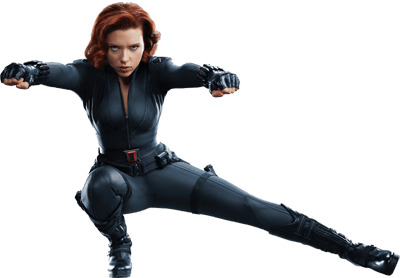 Black Widow Front png icons