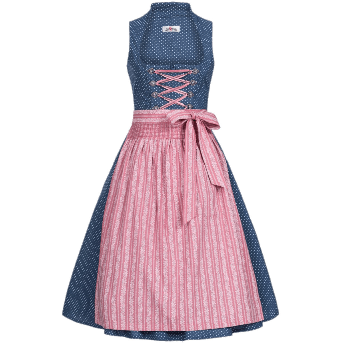 Blue and Pink Dirndl Dress icons