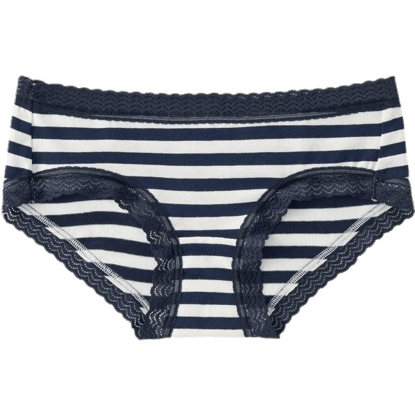 Blue and White Striped Panties png icons