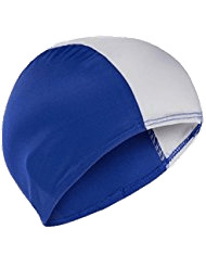 Blue and White Swimming Hat icons