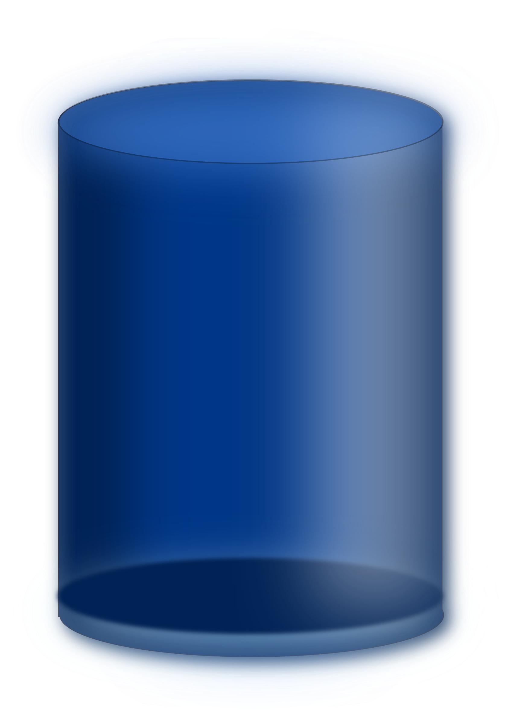 Blue cylinder PNG icons