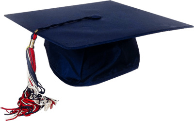 Blue Graduation Cap icons