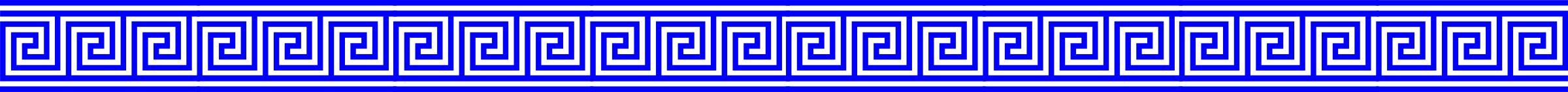 Blue Greek Key With Lines Border PNG icons