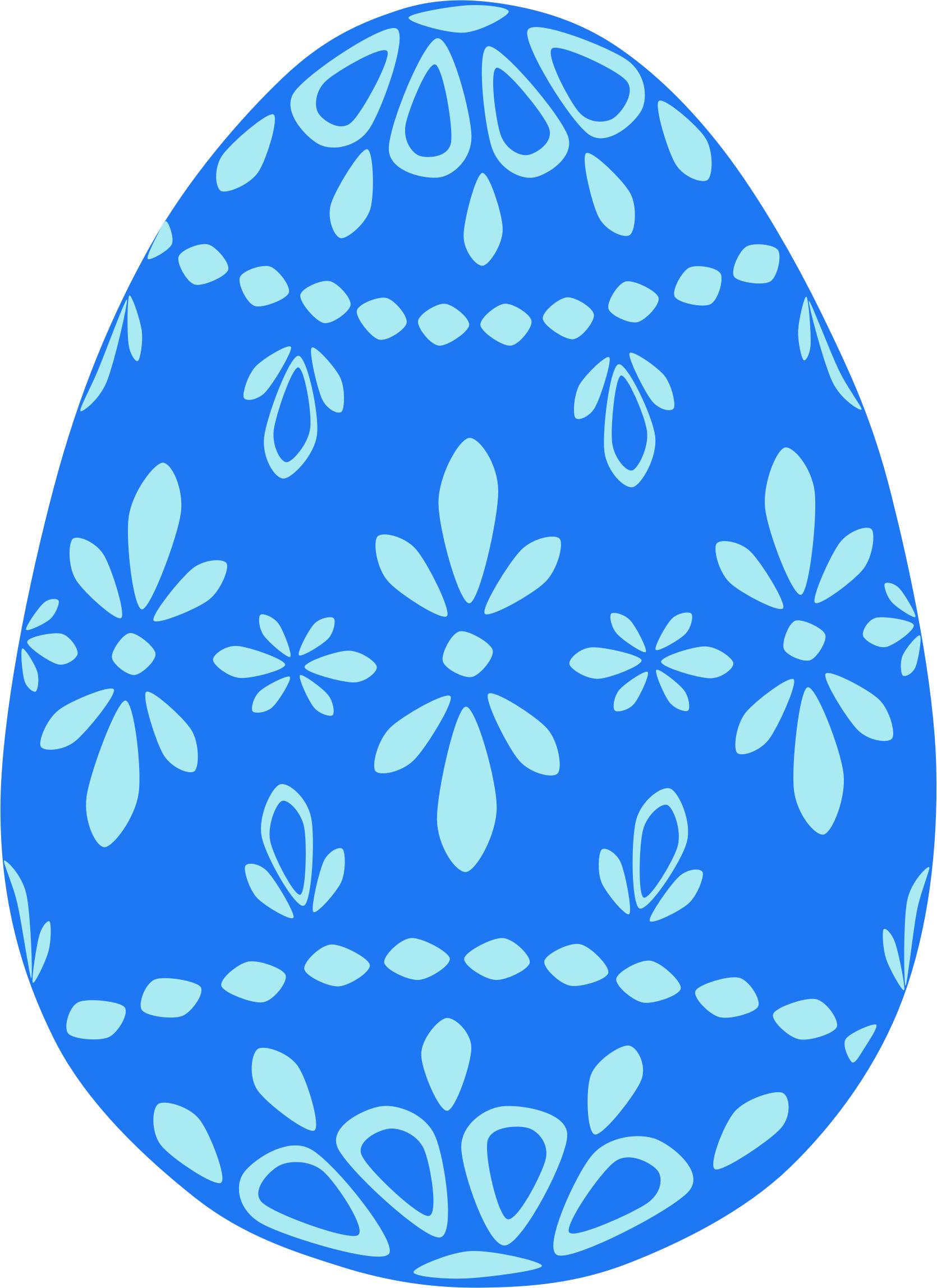 Blue Lace Easter Egg png