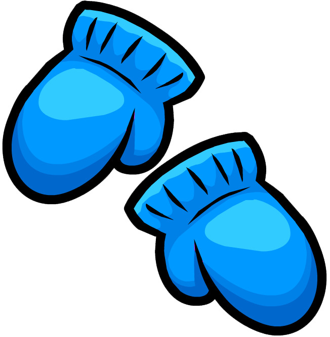 Blue Mittens Illustration png icons