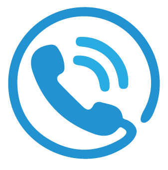 Blue Phone Icon icons