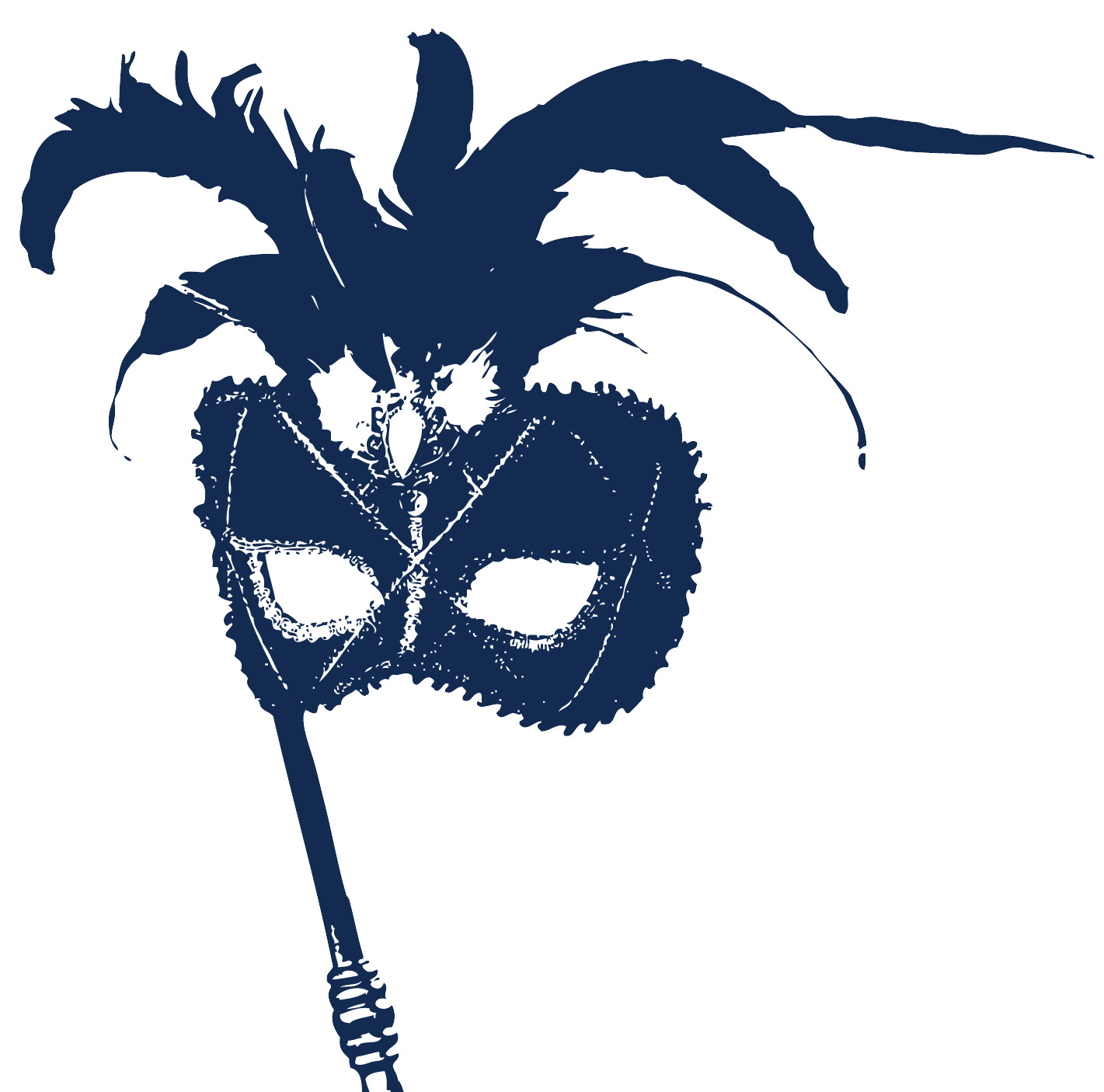 Blue Venetian Mask PNG icons
