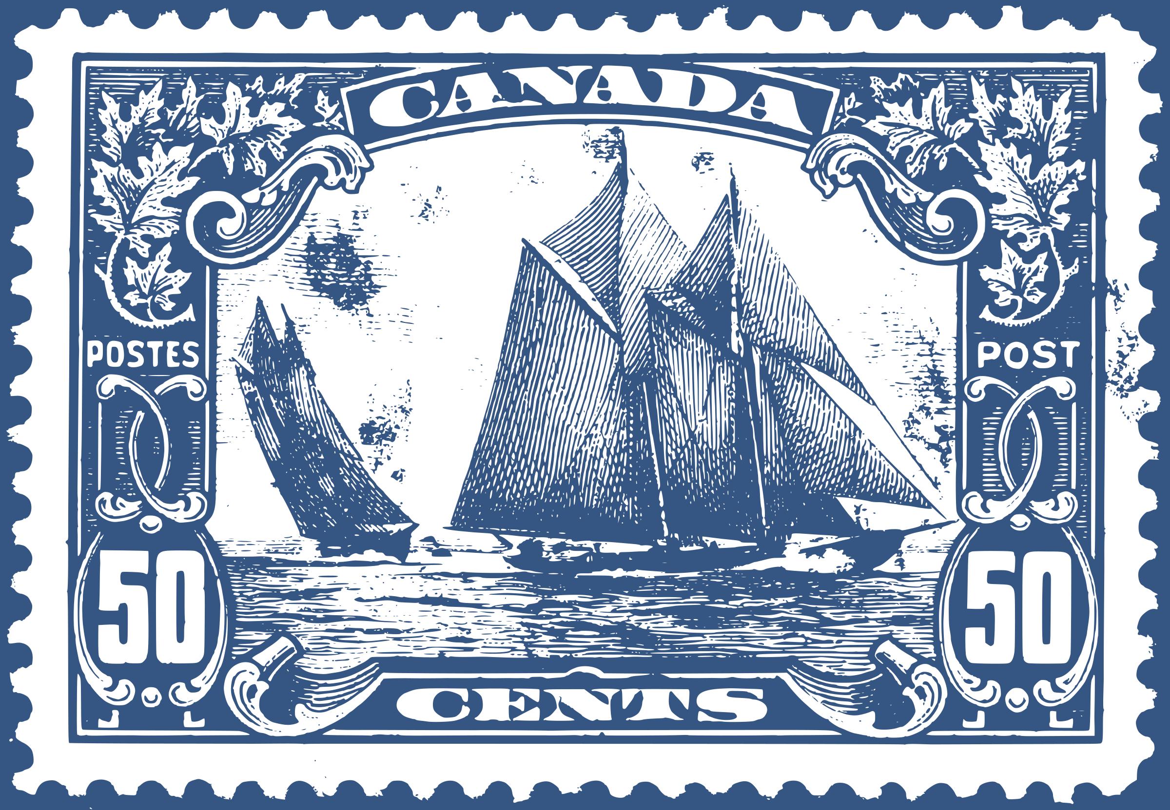 Bluenose canadian stamp png