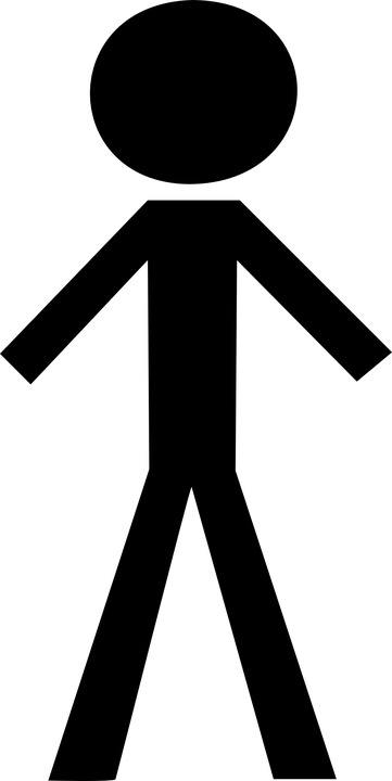 Bold Black Stick Figure icons