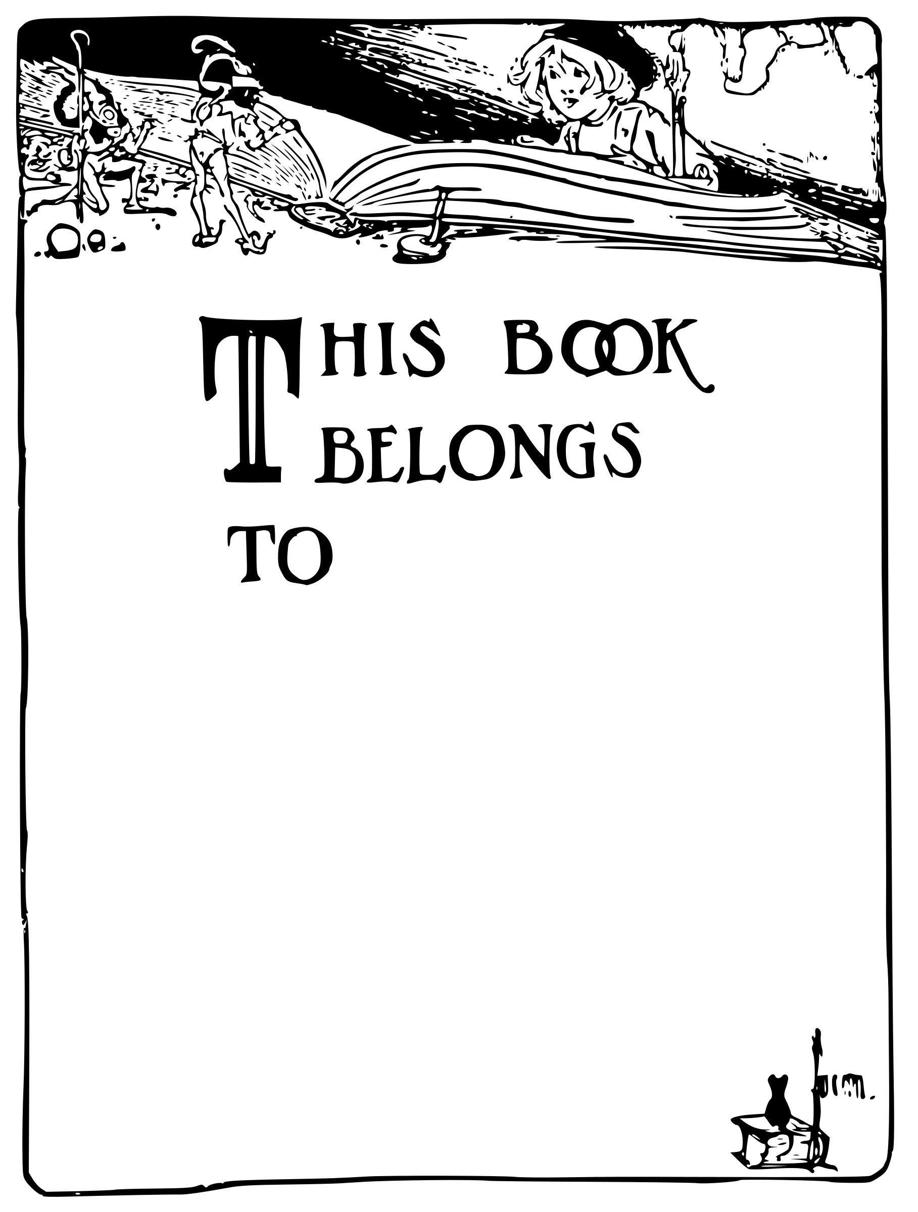 book plate png