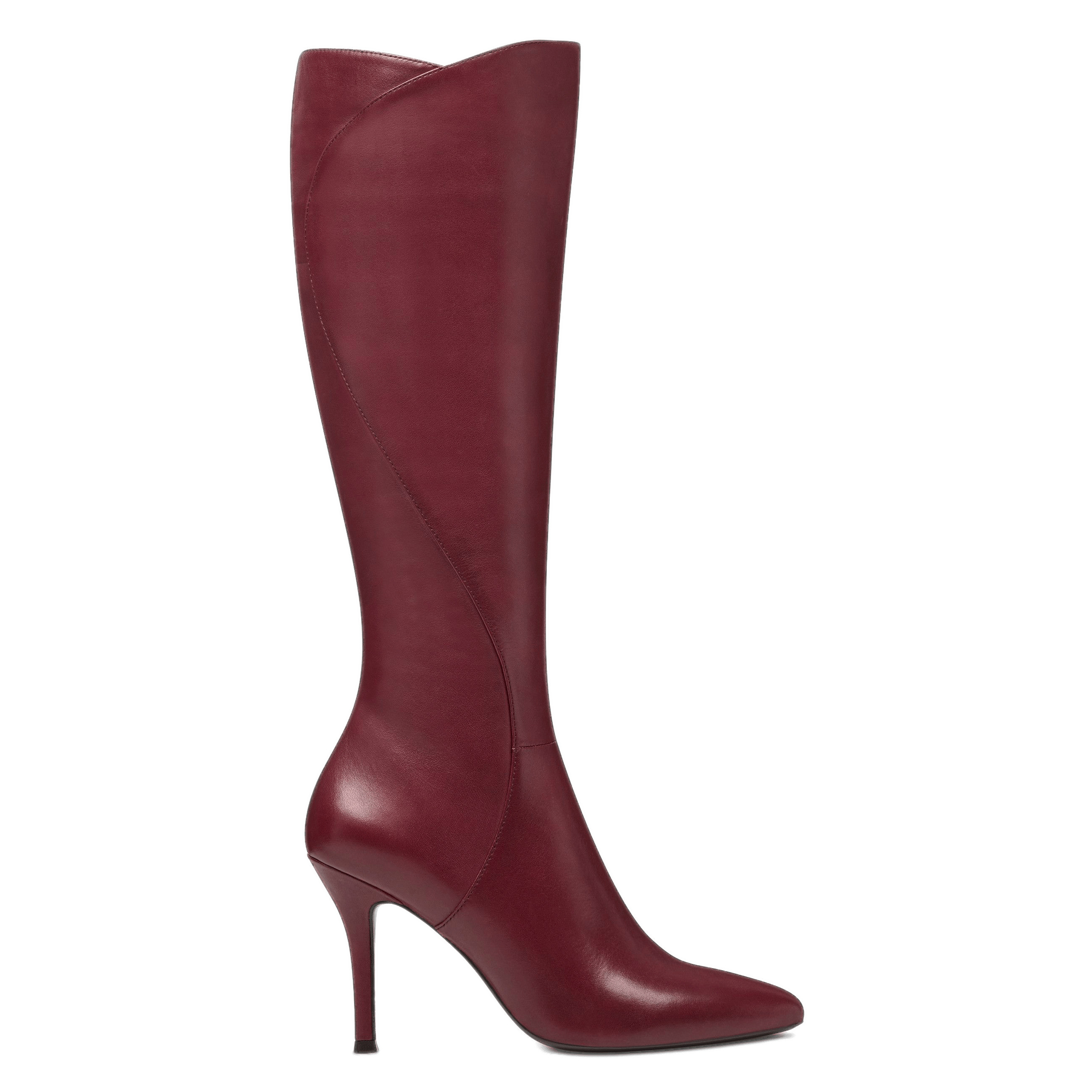 Bordeaux Knee High Boots png icons